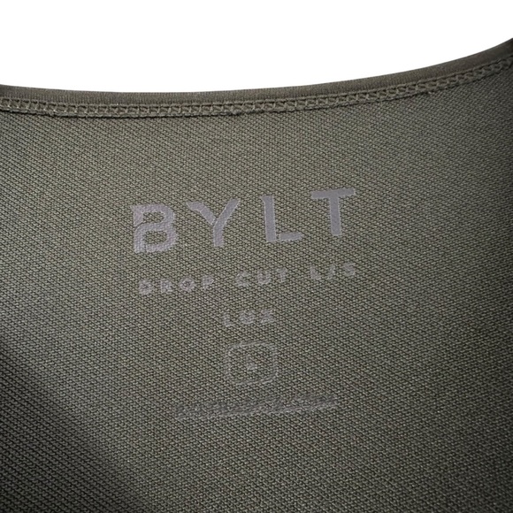 BYLT Basics Long Sleeve Tee - Olive Green - Picture 7 of 7